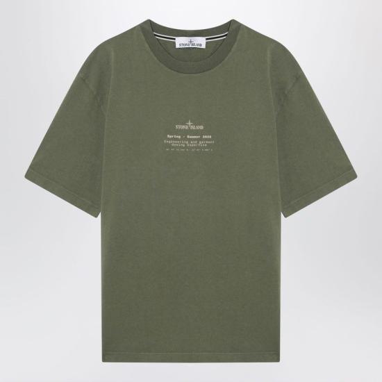 26SS 스톤 아일랜드 반팔 티셔츠 S152100001S0285 V005G GREEN