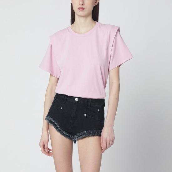 26SS 이자벨마랑 반팔 티셔츠 TS0041FAA1N41I 40PI PINK