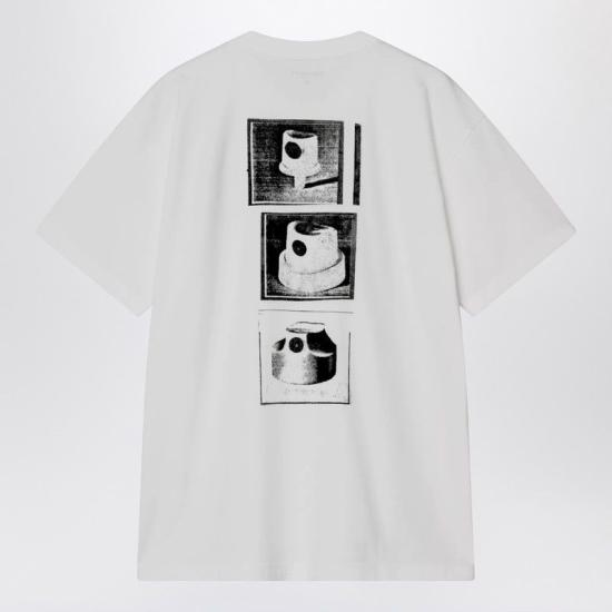 26SS 칼하트 WIP 숏슬리브 캡스 티셔츠 I036012CO 02XX WHITE - CARHARTT WIP