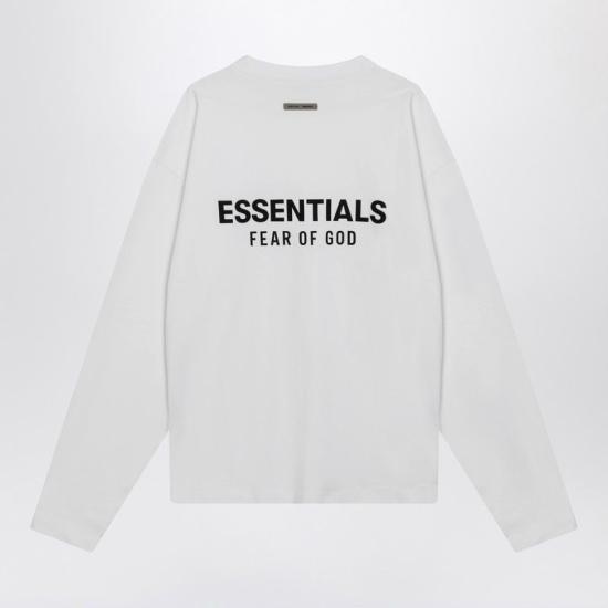 25FW 피어오브갓 반팔 티셔츠 125AS254183F BW WHITE - FEAR OF GOD