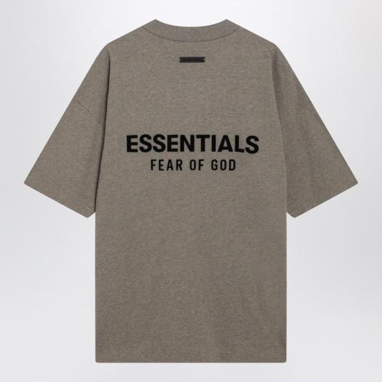 25FW 피어오브갓 반팔 티셔츠 125AS254172F HH GREY - FEAR OF GOD