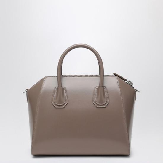 26SS 지방시 레더 스몰 안티고나 백 BB5149B00D 281 GREY - GIVENCHY