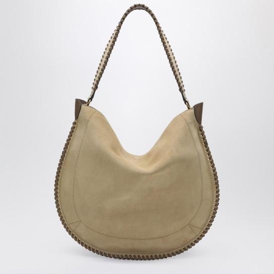 26SS 이자벨마랑 오스칸 호보 소프트 스웨이드 카프스킨 레더 백 PP0200FBB2C06M 23SD BEIGE - ISABEL MARANT