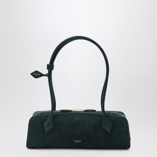 26SS 알라이아 르 테켈 미디움 레더 숄더백 AA1S06033CA214SUE 662 GREEN