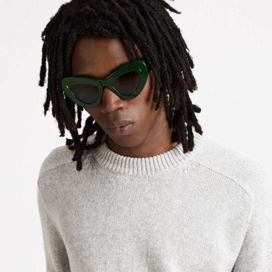 26SS JW앤더슨 선글라스 EW0028FA0426 560 GREEN - JW ANDERSON