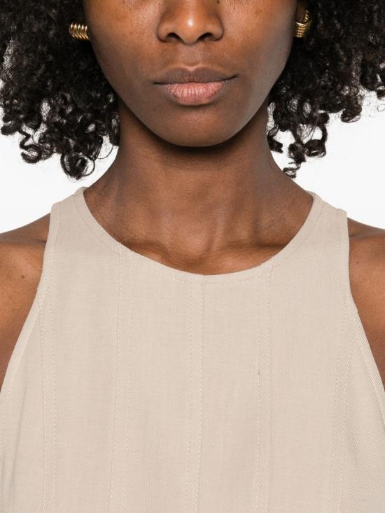 26SS 브루넬로 쿠치넬리 미디 원피스 MH126A5171C9195 BEIGE - BRUNELLO CUCINELLI