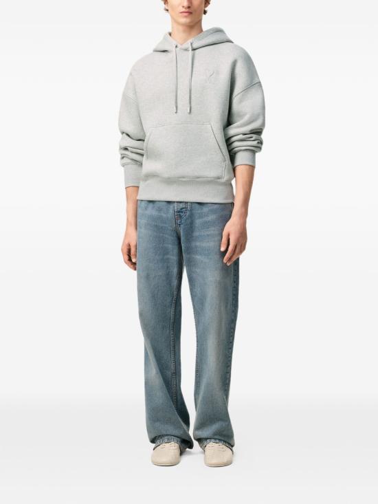 26SS 아미 후드 티셔츠 USW7567490951 GREY - AMI