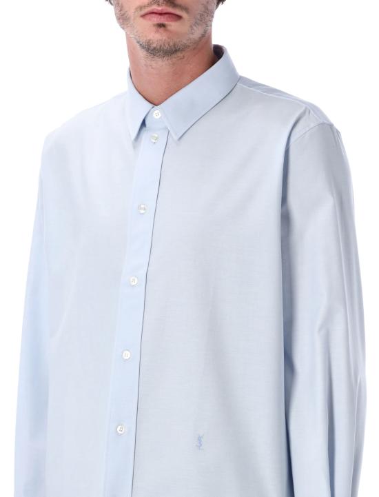 26SS 생로랑 긴팔 셔츠 848033Y1L25 4486 BLUE - SAINT LAURENT