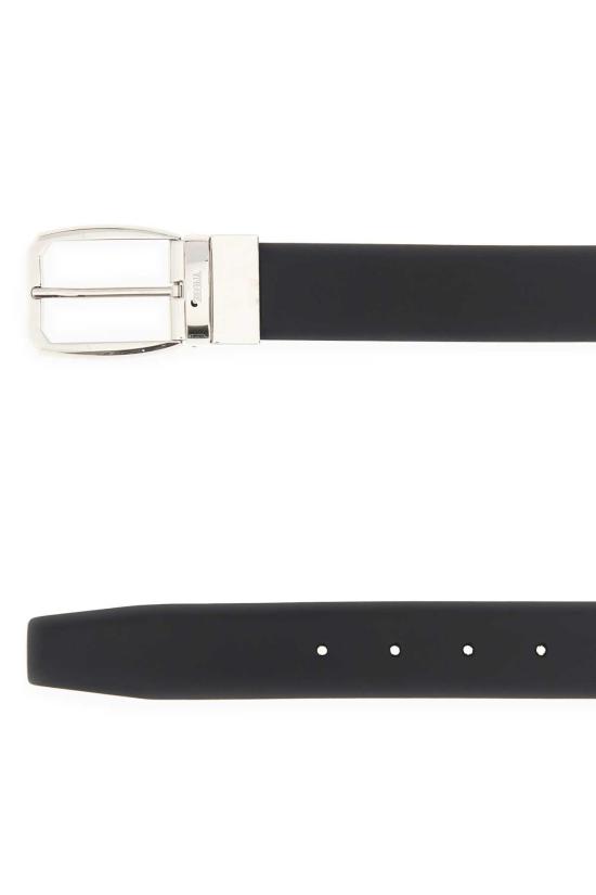 26SS 에르메네질도제냐 가죽 벨트 LHROMB007PZ NER BLACK - ERMENEGILDO ZEGNA