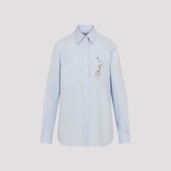 26SS 모스키노 셔츠 261E02250531 1293 BLUE - MOSCHINO