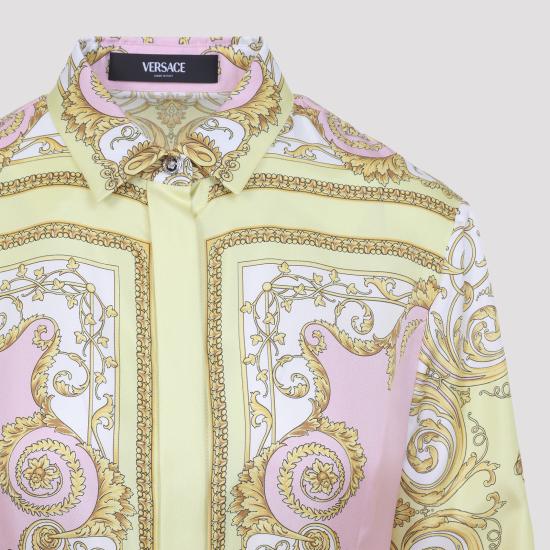 26SS 베르사체 미디 원피스 10189331A17165 5Y590 NUDE NEUTRALS - VERSACE