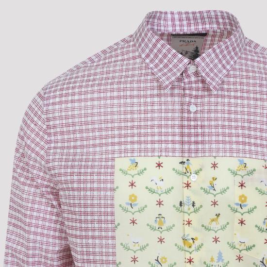 26SS 프라다 긴팔 셔츠 UCN627SWMO18WT F0011 RED - PRADA