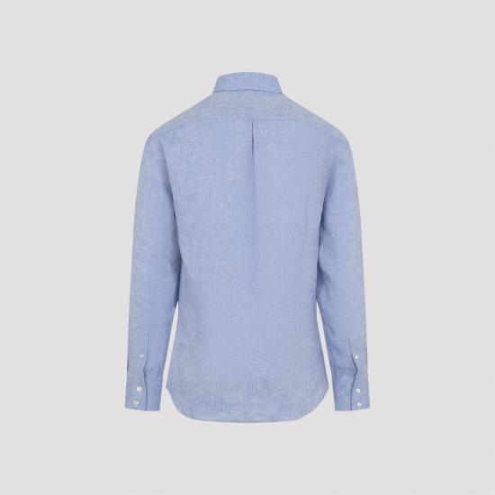 26SS 브루넬로 쿠치넬리 긴팔 셔츠 MM6841716 C105 BLUE - BRUNELLO CUCINELLI