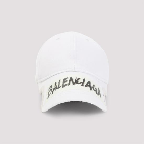 26SS 발렌시아가 볼캡 858087410B2 9017 WHITE - BALENCIAGA