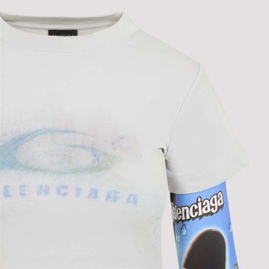 26SS 발렌시아가 반팔 티셔츠 809262TTVN7 9059 WHITE - BALENCIAGA