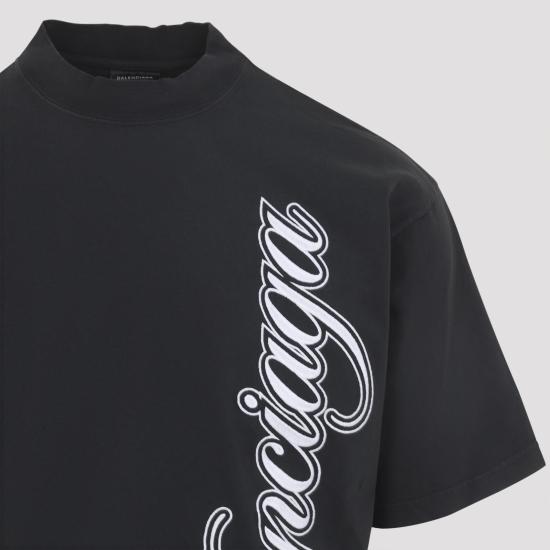 26SS 발렌시아가 반팔 티셔츠 764235TTVM7 6552 BLACK - BALENCIAGA