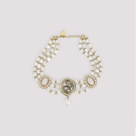 26SS 로베르토 카발리 목걸이/팬던트 WQG003AM127 T0242 METALLIC - ROBERTO CAVALLI