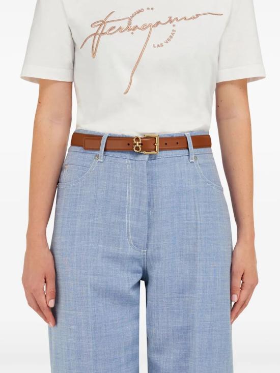 26SS 살바토레 페라가모 레귤러 벨트 2303460780417 NEW BROWN - SALVATORE FERRAGAMO