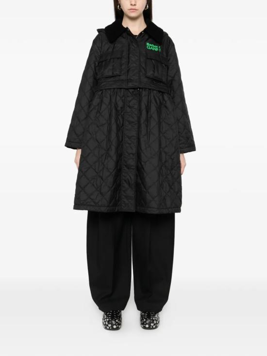 26SS 바버 X 가니 자켓 LQU1890 BK11 BLACK - BARBOUR X GANNI