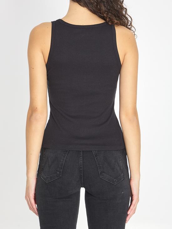 26SS 알라이아 반팔 티셔츠 AA9H1389J085C 995 BLACK - ALAIA