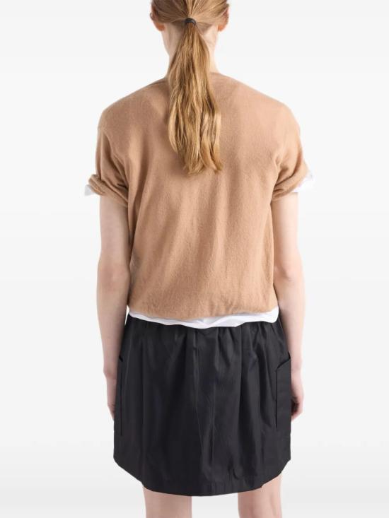 26SS 프라다 숏 스커트 21H028SOOO1WQ8 F0002 BLACK - PRADA