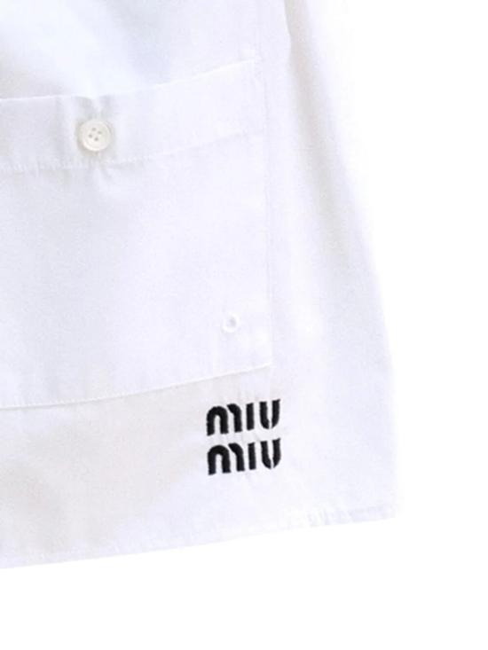 26SS 미우미우 숏 스커트 MG2643SOOO10RG F0009 WHITE - MIU MIU