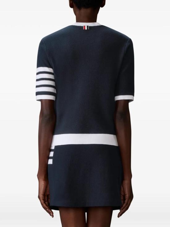 26SS 톰브라운 반팔 티셔츠 FJS222AJ0248 415 BLUE - THOM BROWNE