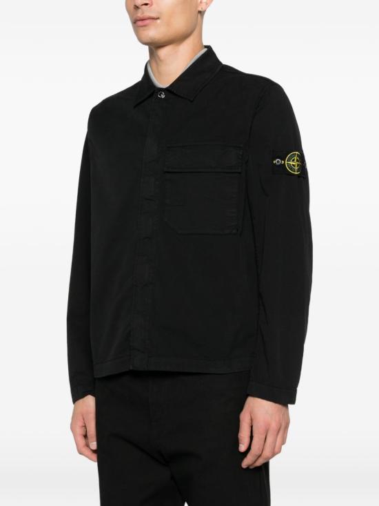26SS 스톤 아일랜드 긴팔 셔츠 L1S151200013S0A10 V0029 BLACK - STONE ISLAND