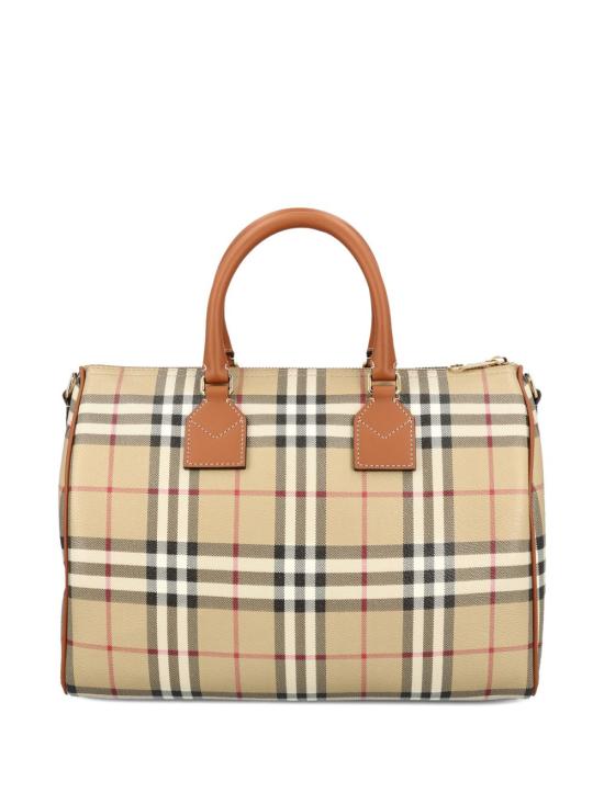 26FW 버버리 미디엄 체크 볼링 백 8119049 A9534 NUDE NEUTRALS - BURBERRY