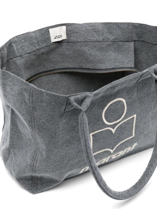 26SS 이자벨마랑 YENKY 옌키 로고 토트백 PM0062FAA1X19M 02FK GREY - ISABEL MARANT