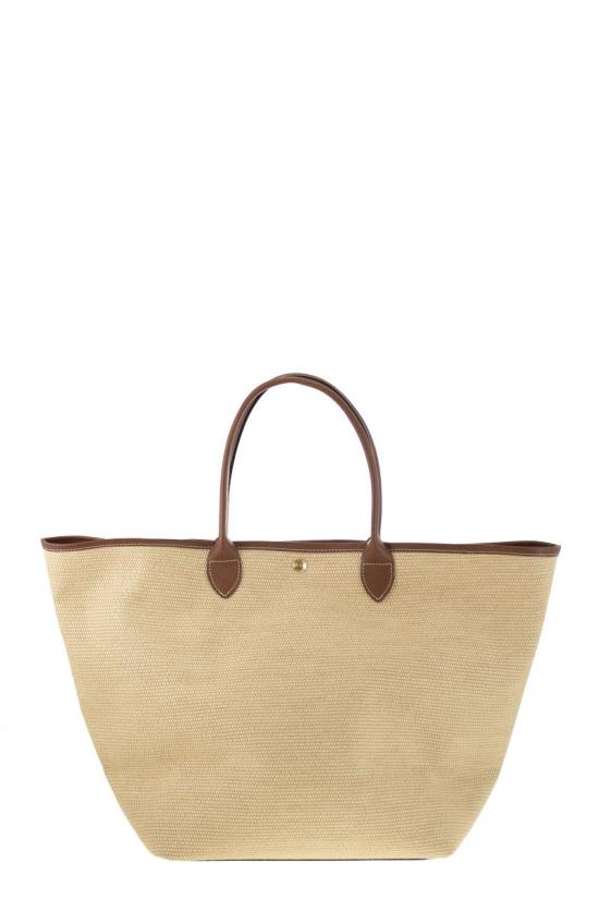 26SS 롱샴 르 플리아쥬 컬렉션 L 바스킷백 10308HGK 035 BROWN - LONGCHAMP