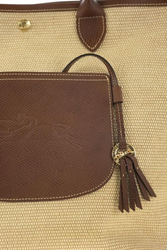 26SS 롱샴 르 플리아쥬 컬렉션 L 바스킷백 10308HGK 035 BROWN - LONGCHAMP