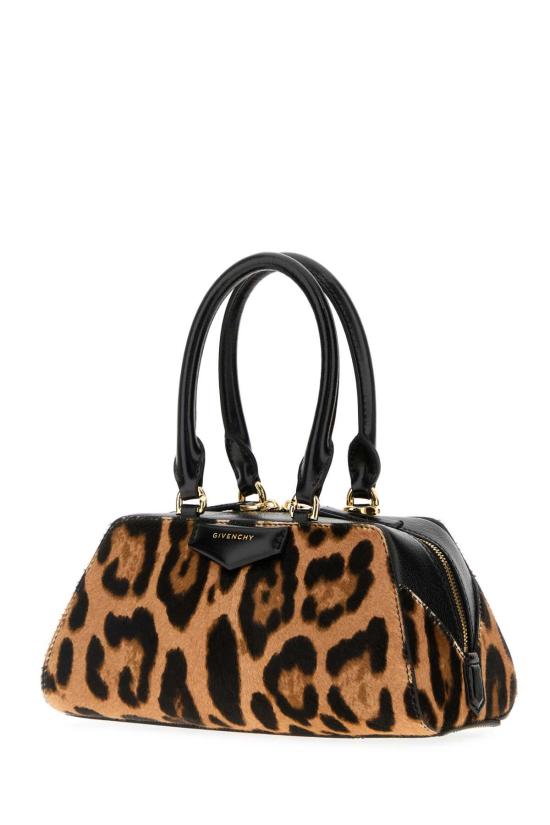 26SS 지방시 레오파드 포니 이펙트 레더 미니 안티고나 이스트 웨스트 백 BB5146B2B1 007 BROWN - GIVENCHY