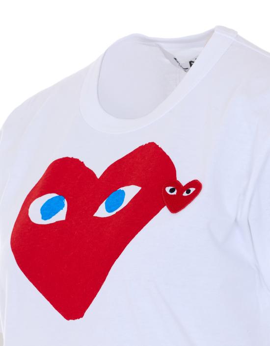 26SS 꼼데가르송 반팔 티셔츠 T086W 1 White - COMME DES GARCONS