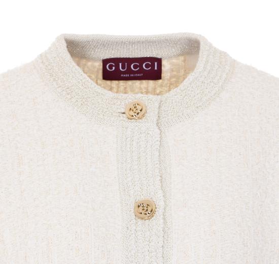 26SS 구찌 가디건 851946 XKFAR9943 White - GUCCI