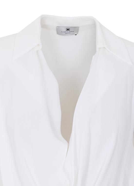 26SS 엘리자베타프랜치 셔츠 CB00261E2 360 White - ELISABETTA FRANCHI
