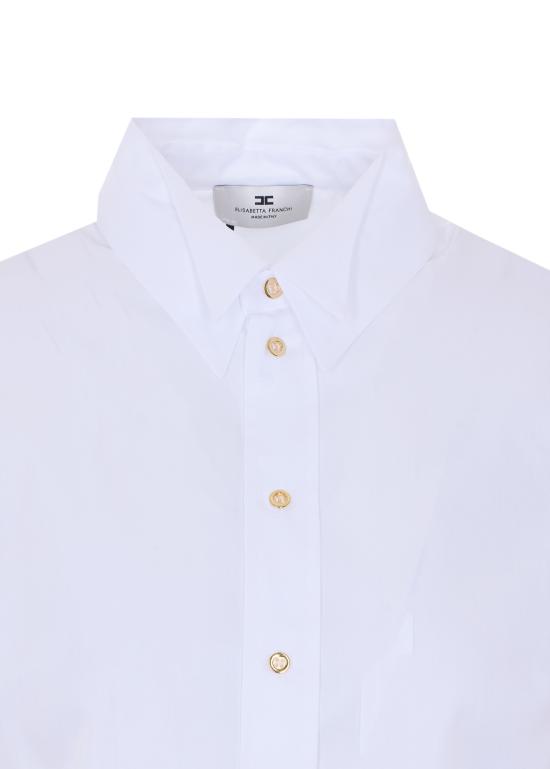 26SS 엘리자베타프랜치 셔츠 CA12561E2 100 White - ELISABETTA FRANCHI