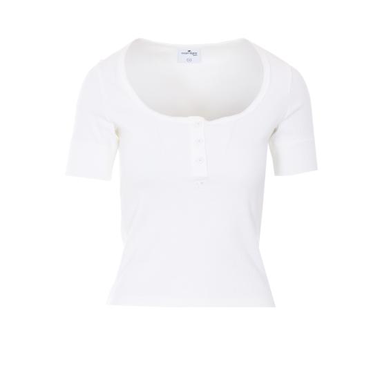 26SS 쿠레쥬 긴팔 티셔츠 126JTS233JS0194 0001 White