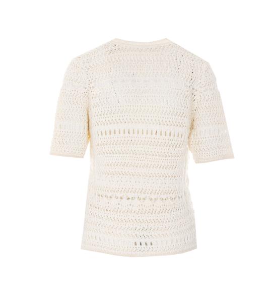 26SS 파비아나 필리피 스웨터 MAD266F491 L7350142 White - FABIANA FILIPPI