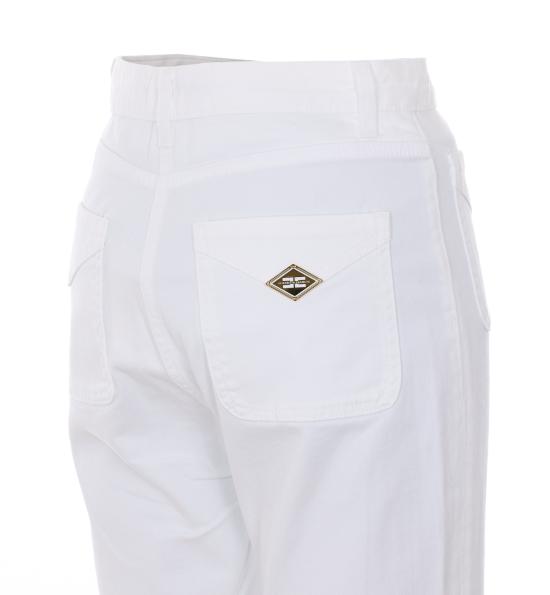 26SS 엘리자베타프랜치 스트레이트 팬츠 PJ22N61E2 360 White - ELISABETTA FRANCHI