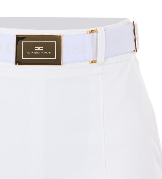 26SS 엘리자베타프랜치 숏팬츠 SH00861E2 360 White - ELISABETTA FRANCHI