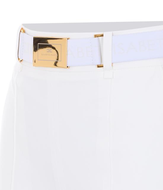 26SS 엘리자베타프랜치 숏팬츠 SH00861E2 360 White - ELISABETTA FRANCHI