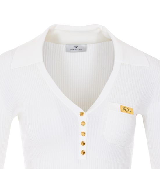 26SS 엘리자베타프랜치 스웨터 MK86B61E2 360 White - ELISABETTA FRANCHI