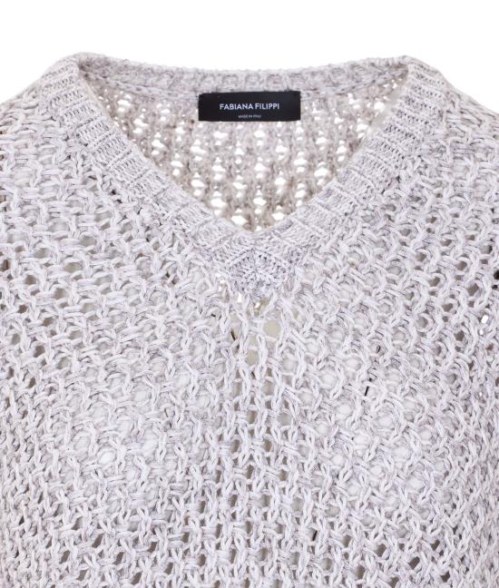26SS 파비아나 필리피 스웨터 MAD266F113 L7440145 Grey - FABIANA FILIPPI