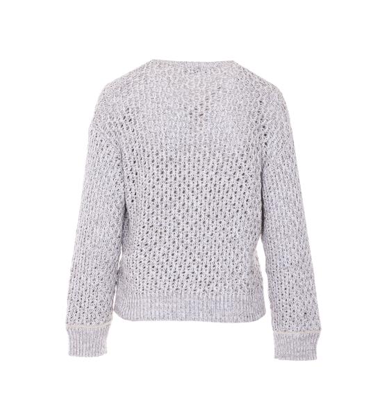 26SS 파비아나 필리피 스웨터 MAD266F113 L7440145 Grey - FABIANA FILIPPI