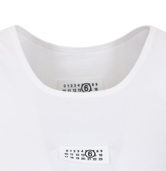 26SS MM6 메종마르지엘라 긴팔 티셔츠 S52NL0075 M20054101 White - MM6 MAISON MARGIELA