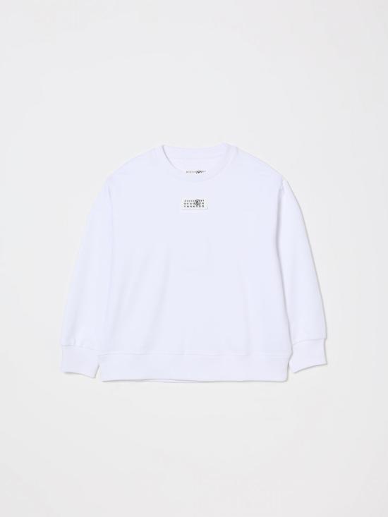 26SS [키즈] MM6 메종마르지엘라 풀오버 M61011MM04H M6100 White