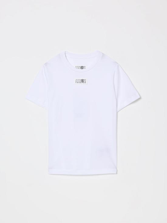 26SS [키즈] MM6 메종마르지엘라 티셔츠 M61022MM04I M6100 White