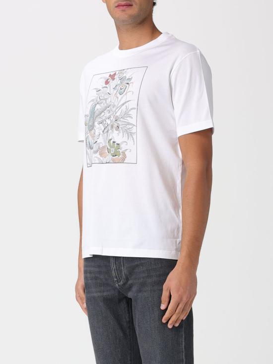 26SS 에트로 반팔 티셔츠 MRMA0002AV902 W0001 White - ETRO
