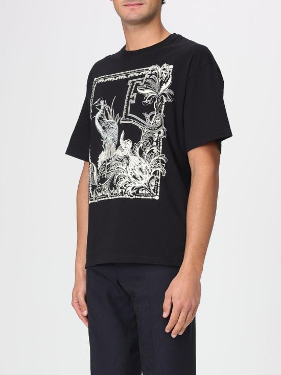 26SS 에트로 반팔 티셔츠 MRMA0004AV901 N0000 Black - ETRO